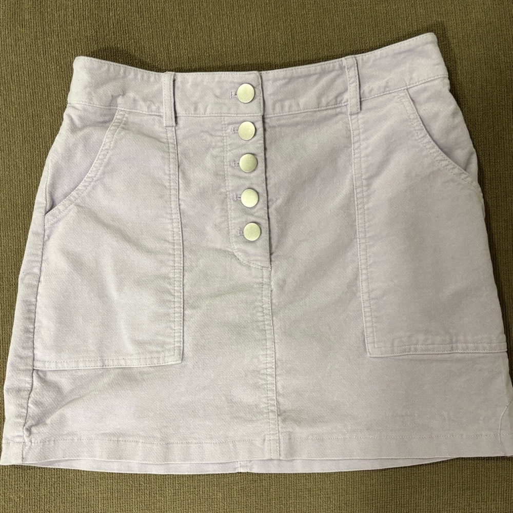 Light Purple Mini Skirt